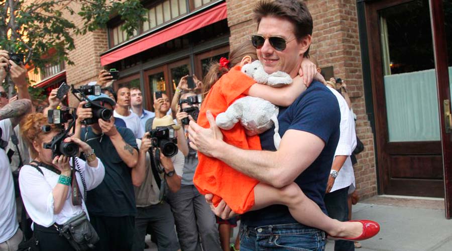 Tom Cruise y su hija Suri, ¿alejados por la Cienciología?
