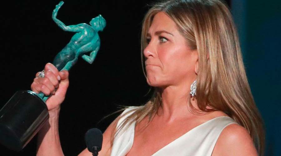 Jennifer Aniston causó sensación en los SAG Awards
