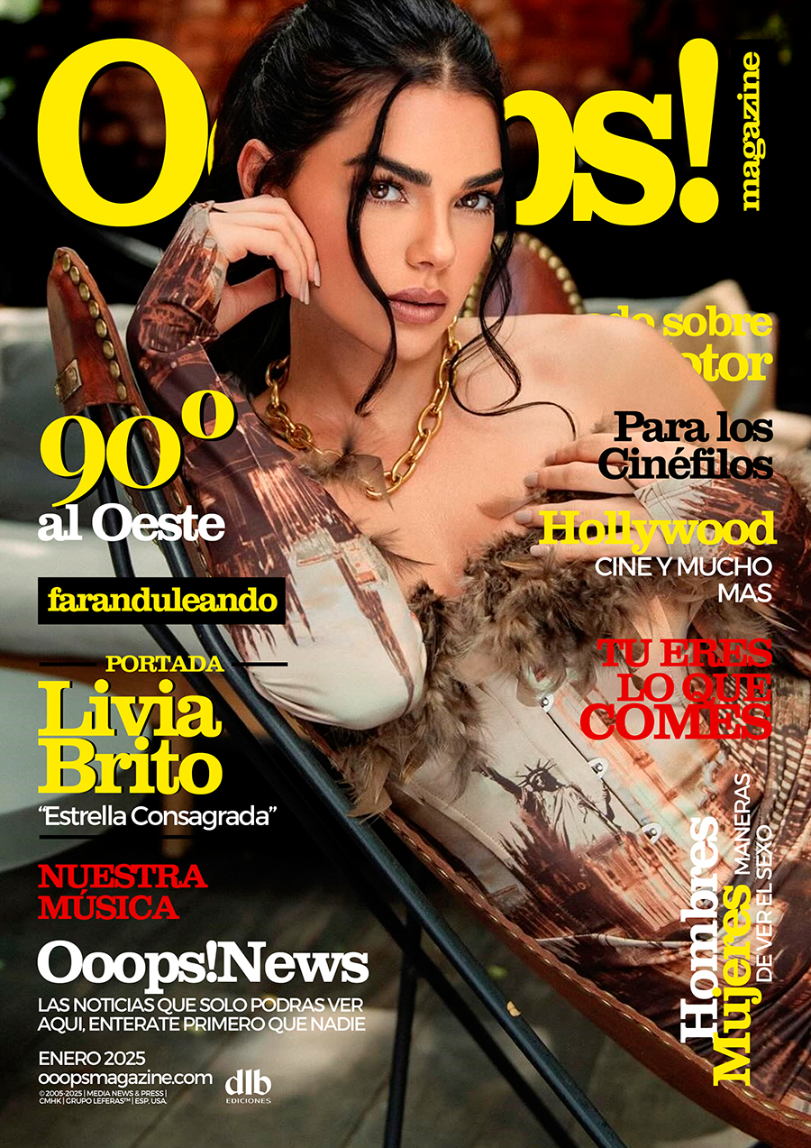 Livia Brito cover Ooops! Magazine