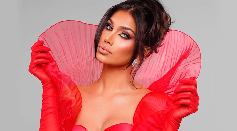 Lina Luaces causa controversia con el vestido que usó para llegar a Tailandia