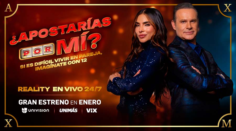 ¿Apostarías por mí?, el reality de Univision, estreno el 18 de enero