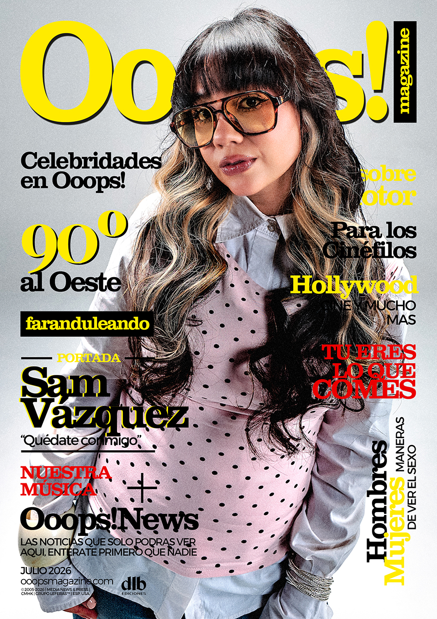 Sam Vázquez cover Ooops! Magazine